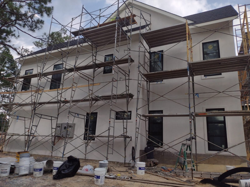 Picture Cary NC stucco EIFS repair installation contractor